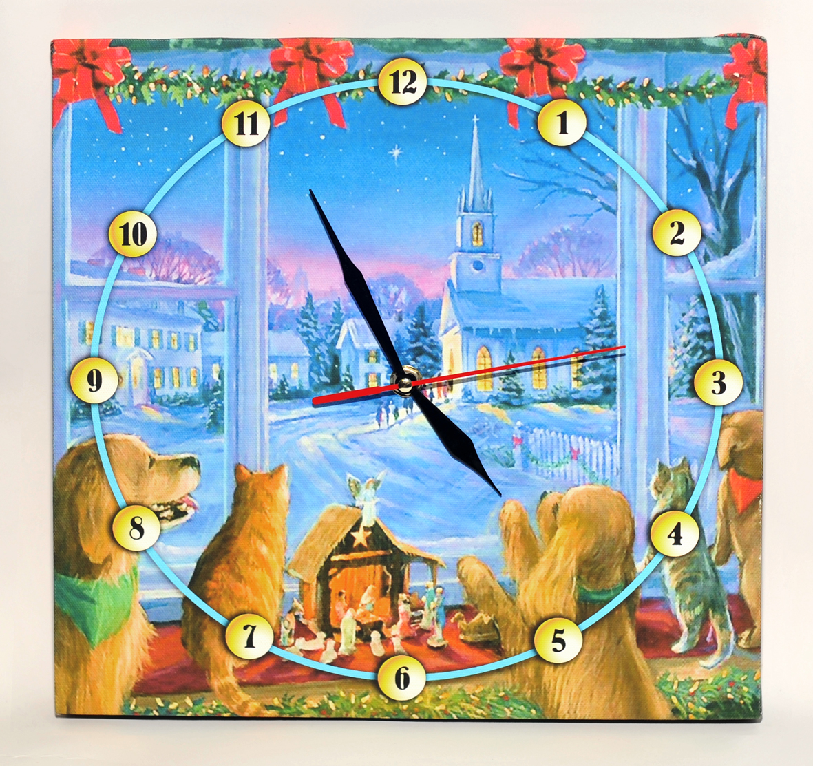 Календари настенные с часами